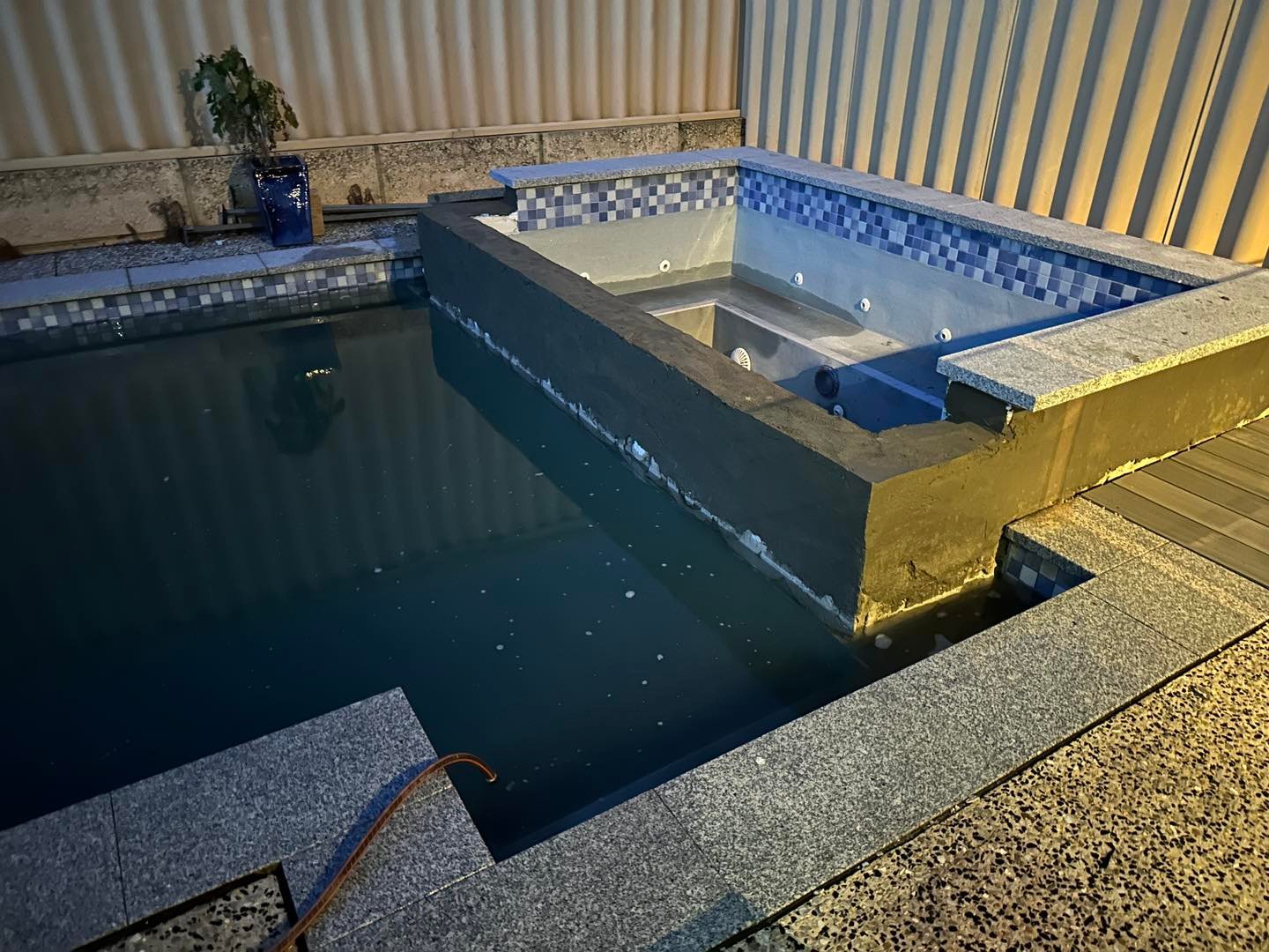 Pool Area Before Renovation