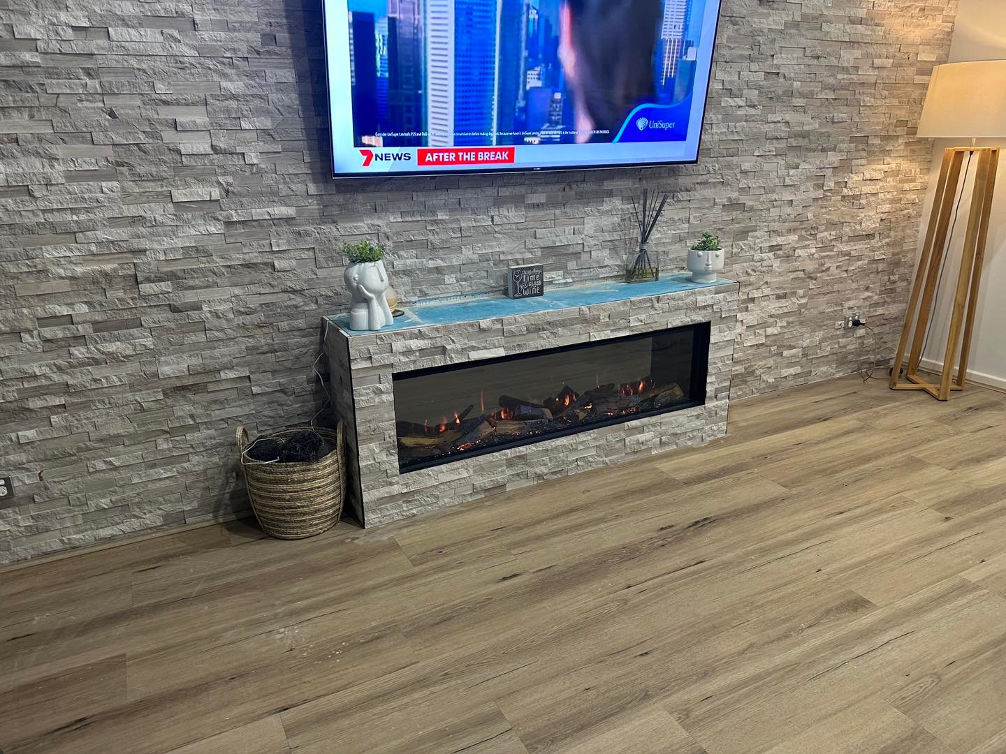 Stone Feature Wall - Perth Luxury Renovations